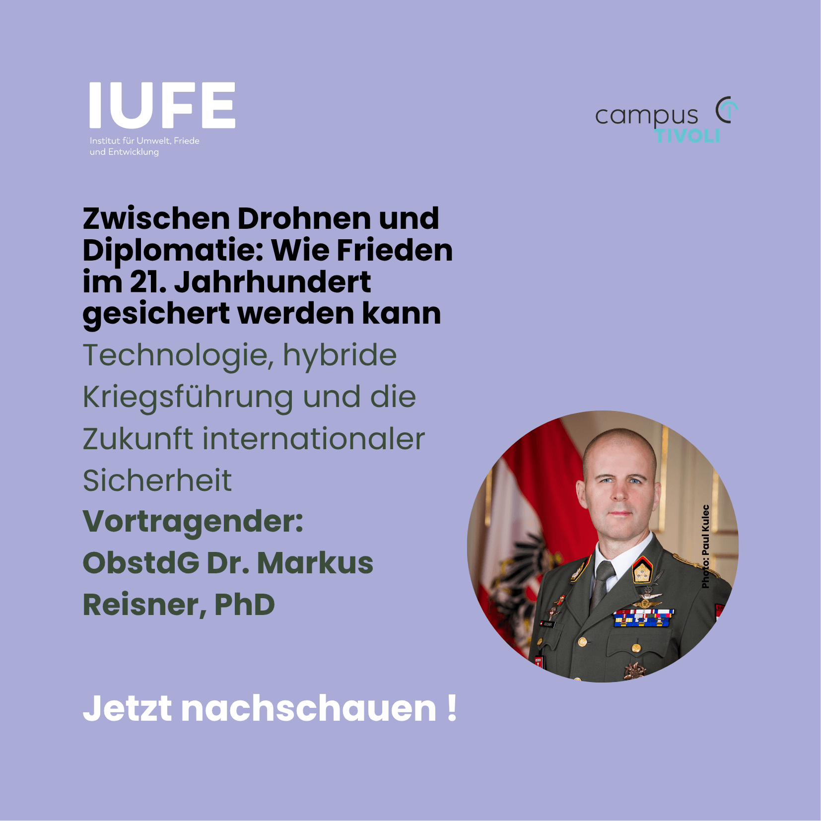Zwischen Drohnen und Diplomatie