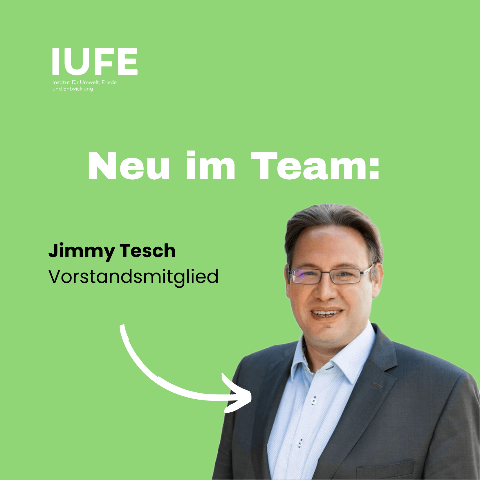 Willkommen im Team, Jimmy Tesch