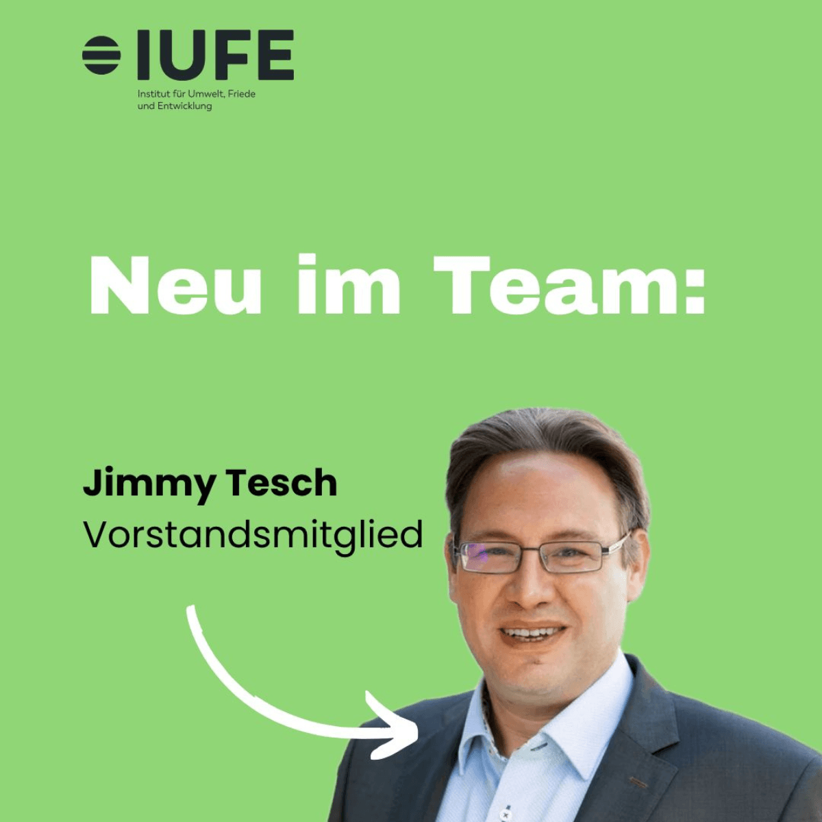 Willkommen im Team, Jimmy Tesch